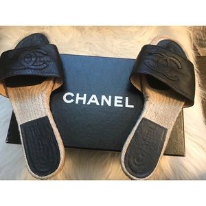 Chanel Lambskin Espadrilles